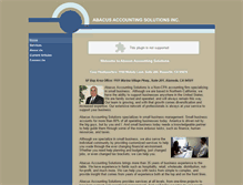 Tablet Screenshot of abacusbusinessservice.com